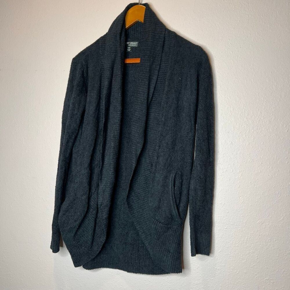 Barefoot Dreams CozyChic Lite Circle Cardigan features a draped